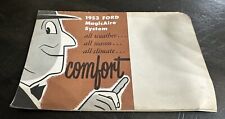Original 1953 Ford MagicAire System Foldout Sales Brochure picture