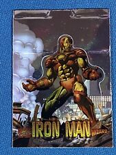 1997 Iron Man Marvel Exclusive Wizard Chromium Die Cut Promo Trading Card picture