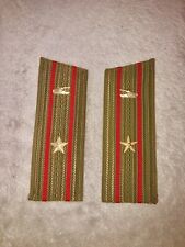 new epaulettes of the commander of a tank battalion of the ussr.  major. picture