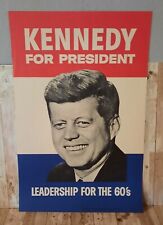KENNEDY FOR PRESIDENT CLASSIC 1960 CAMPAIGN PORTRAIT POSTER picture