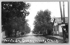 1910 Main Street St Darbyville OH Ohio Pickaway County RPPC Photo Vtg Postcard picture