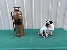 Vintage W. D. Allen Copper and Brass First Aid Fire Extinguisher Empty Tank picture