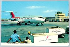 Nassau International Airport (NAS) Bahamas Airways Postcard circa 1970's 4x6 picture