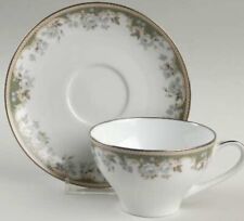 DISCONTINUED-REPLACEMENT RARE-Noritake Felicia Cup & Saucer-Hard to Find-1 of 2 picture