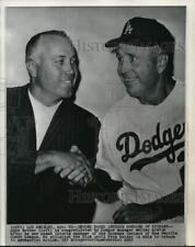 1965 Press Photo Baseball managers Walter Alston & Duke Snider, Los Angeles, CA picture