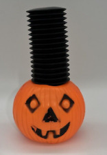 Vintage Jack O Lantern Squeezy Squeaker Bold Mold Diamond Eyed Halloween Pumpkin picture