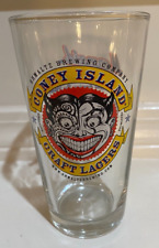 Coney Island Craft Lager Mermaid Pilsner Beer Glass Shmaltz Brewing Co. New York picture