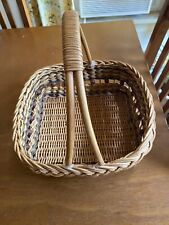 Vintage Woven And Beaded Basket picture