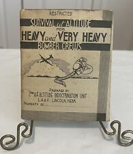 WWII WW2 Survival at Altitude of Heavy Bomber Crews Restricted Air Force Book picture
