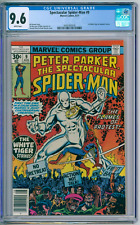 Spectacular Spider-Man 9 CGC Graded 9.6 NM+ 1st White Tiger Marvel Comics 1977 picture