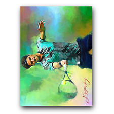 Roger Federer #4 Art Card Limited 38/50 Edward Vela Signed (Tennis -) picture