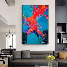 Sale Abstract Caribbean 24H X 18W X 1.5D Canvas Giclee Framed Was $595 Now $295 picture