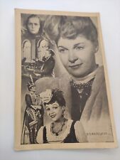 Old USSR Collage postcard 1948 Maretskay Russian MOVIE Star Theater Stalin Prize picture