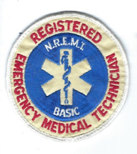 NREMT Nationally Registered Emergency Medical Technician EMT Basic used patch picture