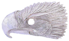 3 1/2 Ix 2 1/10 Inch Vintage Casted American Eagle Sterling Buckle EBS6628/52024 picture