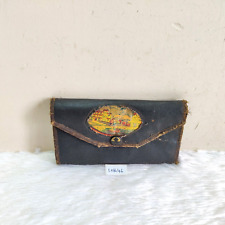 Vintage Race Leather Purse Multi Pocket Clutch Germany Collectible Rare Leth46 picture