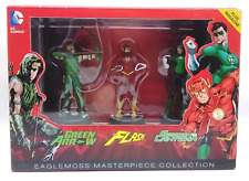 DC Comics Eaglemoss JLA Masterpiece Collection Flash Green Lantern Arrow Box Set picture
