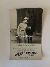 RPPC ADVERTISING POSTCARDS MAYER HONOR BUILT SHOES WOMEN W/HORSE LOT OF (5) picture