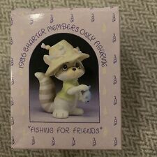 Precious Moments “Fishing For Friends” 1986 Members Only Figurine #BC-861 Enesco picture