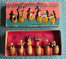 Rag Time Band Miniature Music Players In Original Box Japan picture