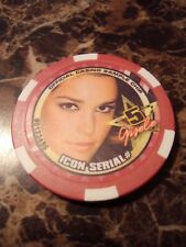 OFFICIAL CASINO BEAUTIFUL GIRL SAMPLE ADVERTISING CHIP GREAT FOR ANY COLLECTION picture