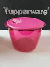 Tupperware Microwave Round Rock N Serve 3.3L  / 3.5qt  / 14 Cup Magenta Pink picture