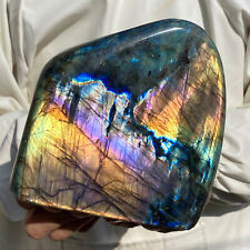 5lb Large Natural Labradorite Quartz Crystal Display Mineral Specimen Healing picture