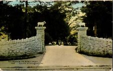 Entrance to Eden Park, South Wilmington DE Delaware VTG Posted 1909 Postcard picture