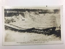 vintage 1938 falls view collapsed bridge Niagara falls RPPC post card picture