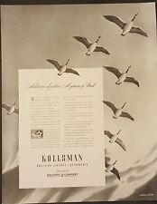 1942 KOLLSMAN PRECISION AIRCRAFT INSTRUMENTS AD -- GEESE BACKGROUND picture