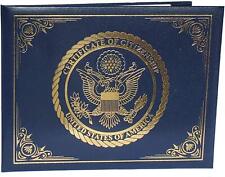 U.S. Citizenship and Naturalization Certificate Holder. Gold American Eagle Logo picture