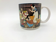 Rare Vintage Misprint Snow White and the Seven Dwarves Mug Backward Bottom Label picture