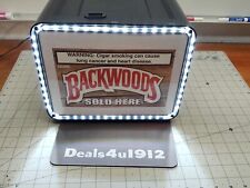 Backwoods Cigars SOLD HERE smoke shop Display Box 2 sided authentic rare picture