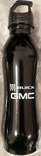 New BUICK GMC BLACK 25oz Metal Travel Water Bottle Sport Tumbler General Motors picture