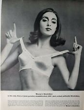 Vintage Warner's Stretchbra Print Ads 1964 Ephemera Art Decor Lot of 2  picture