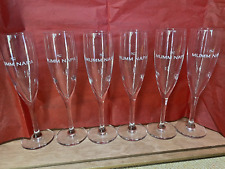 Set of 6 Stolzle Lausitz Champagne Glasses Mumm Napa - Napa Valley picture