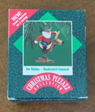 1987 Hallmark Ornament ~  DOC HOLIDAY ~ Western Santa on Spring Reindeer Vintage picture