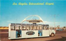 1950s Transit Trolley Los Angeles International Airport Postcard 12703 picture