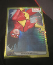 2023 Upper Deck Marvel Platinum Spider-Woman Yellow Spotlight 191/399 picture