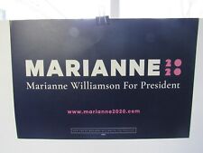 POLITICS (2020) MARIANNE WILLIAMSON Poster Sign President (NH Primary) picture