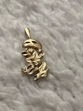 RARE Papa Smurf Yellow Gold Charm  picture