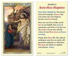 Saint St. Mary Magdalene laminated Holy Card w/prayer to St. Mary Magdalene picture