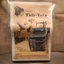 Granny's Tidy Tote Craft & Sewing Caddy 1981 Vintage Pattern & Instructions Kit picture