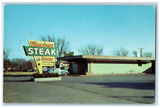 c1950's Meadows Steak House Oklahoma City Oklahoma OK Vintage Postcard picture