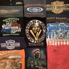 Harley Davidson T-Shirts Lot 12 HD Motorcycles Resale Wholesale Mixed Biker Tees picture