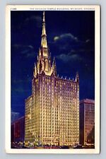Chicago IL-Illinois, Chicago Temple Building, Antique, Vintage Souvenir Postcard picture