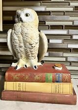 Ezra Brooks Barn Owl On Books Whiskey Decanter1979 Collector SeriesW/Cap Vintage picture