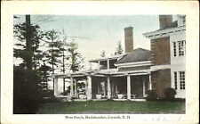 West Porch at Harlakenden Cornish New Hampshire NH mailed 1913 picture