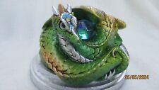 NEW/BOX Windstone Editions  COILED DRAGON  *Elven*  MELODY PENA with BONUS stand picture