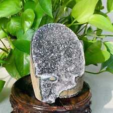 880g Natural Amethyst Geode Mineral Specimen Crystal Quartz Energy Decoration picture